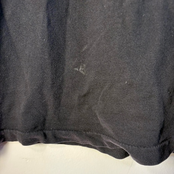 Black Graphic T-Shirt with Sailboat Design - Picture 2 of 7